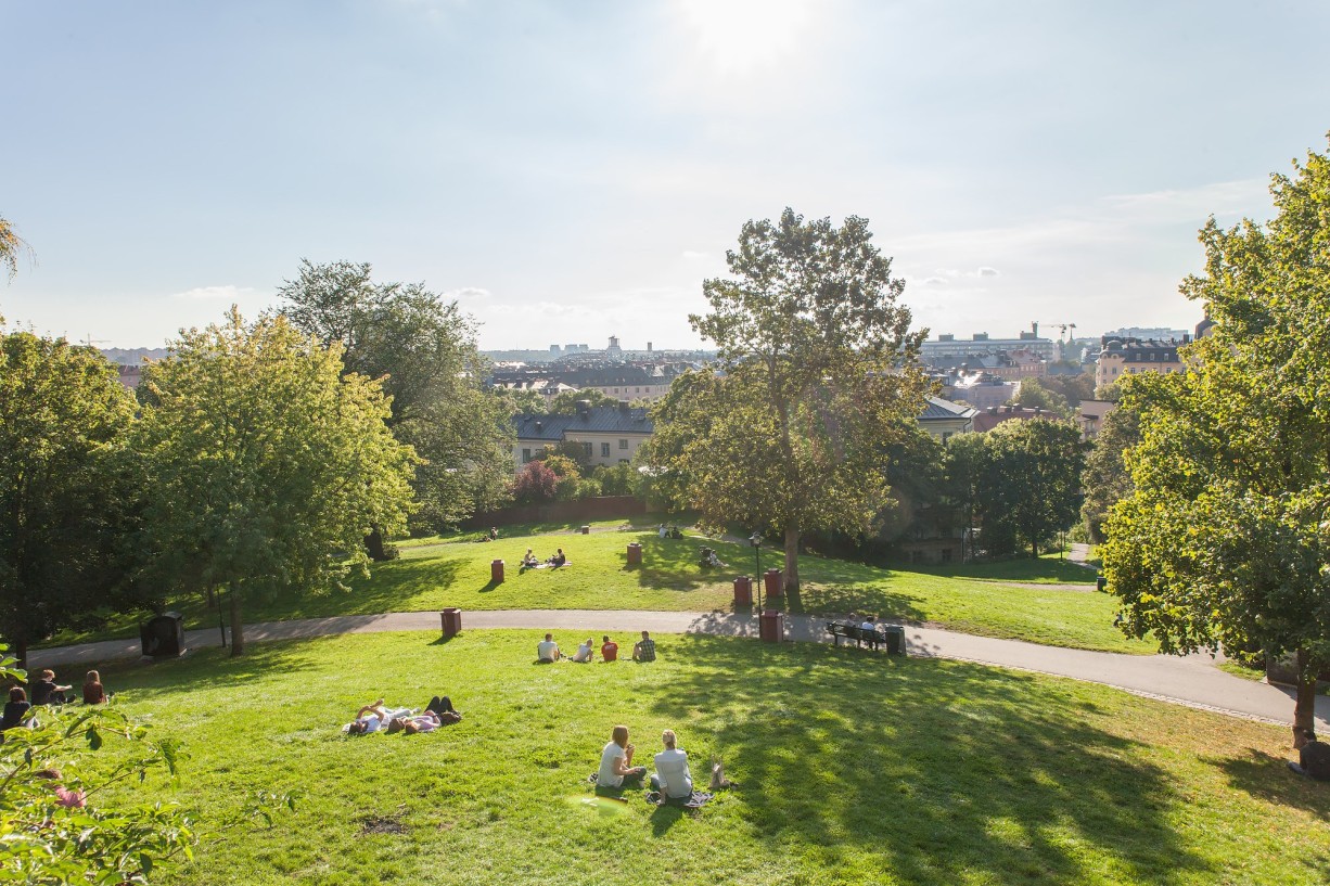 På sommaren blir Vitabergsparken en oas av grönska Kocksgatan 29, 3 tr