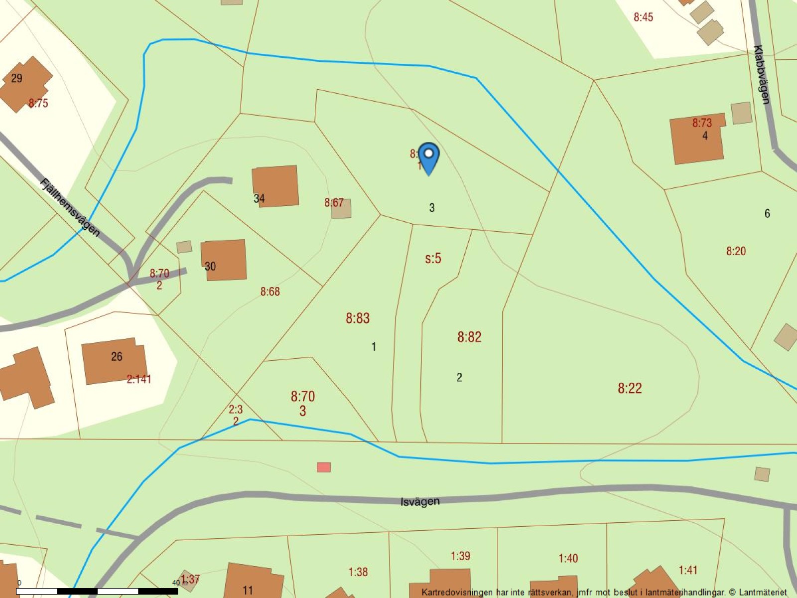Fastighetskarta Iskristallen 3