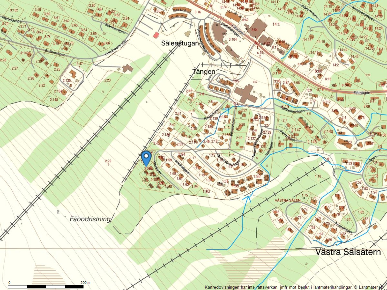 Fastighetskarta Vrilvägen 30
