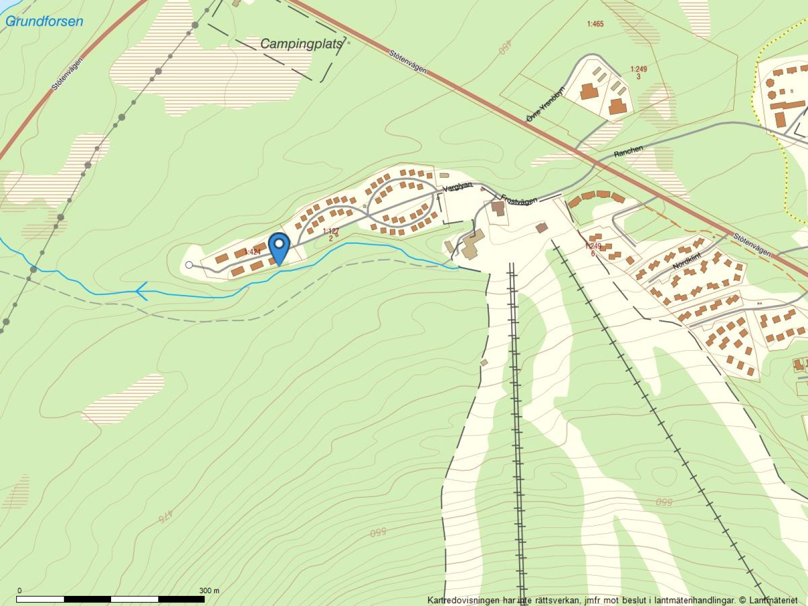 Fastighetskarta Varglyan 92 (Frostvägen)