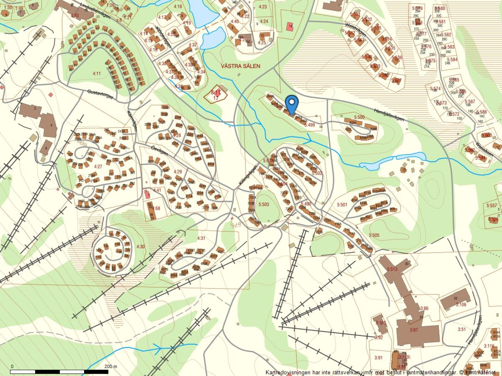 Fastighetskarta Vasabyn 843 U