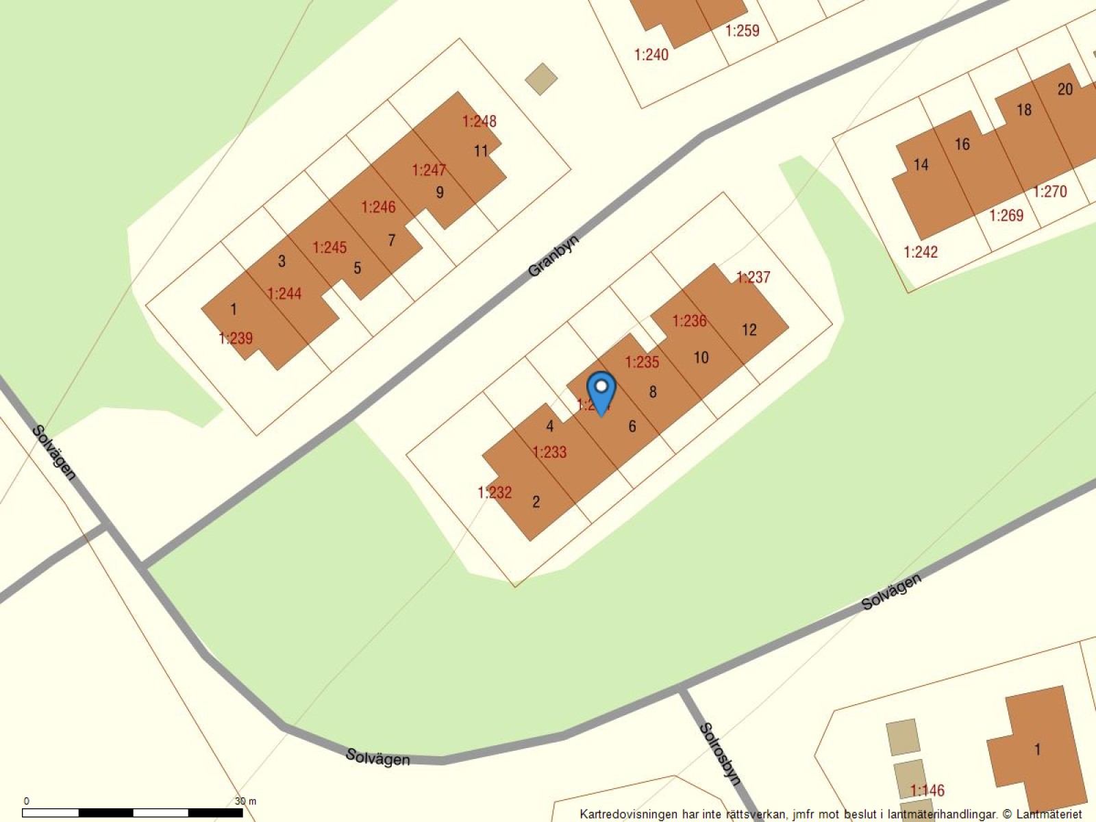 Fastighetskarta Solhem 6