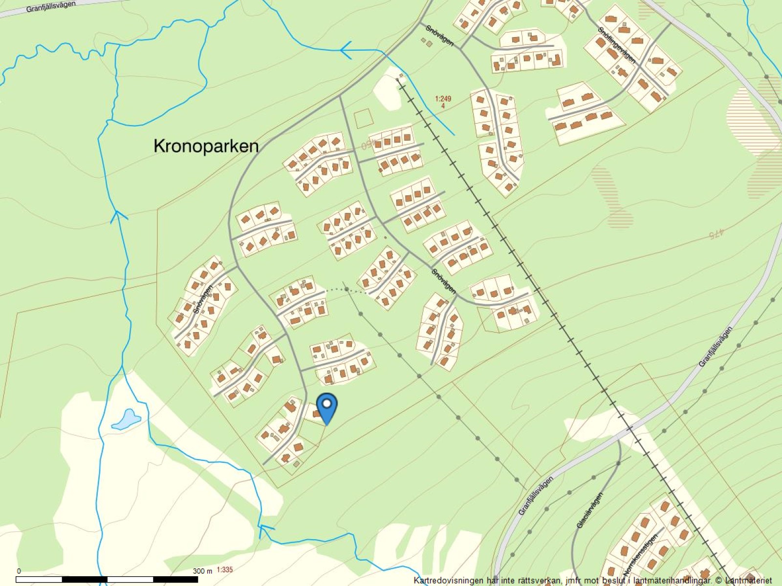 Fastighetskarta Snövägen 125