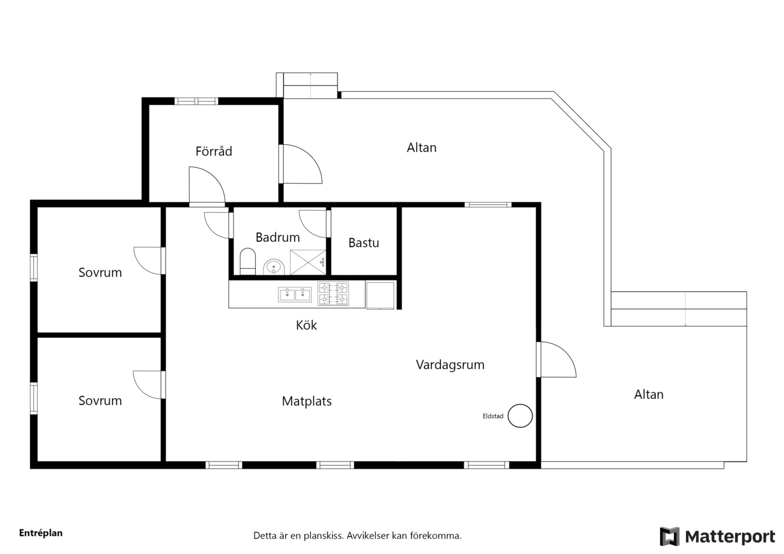 Planskiss Alstigen 6