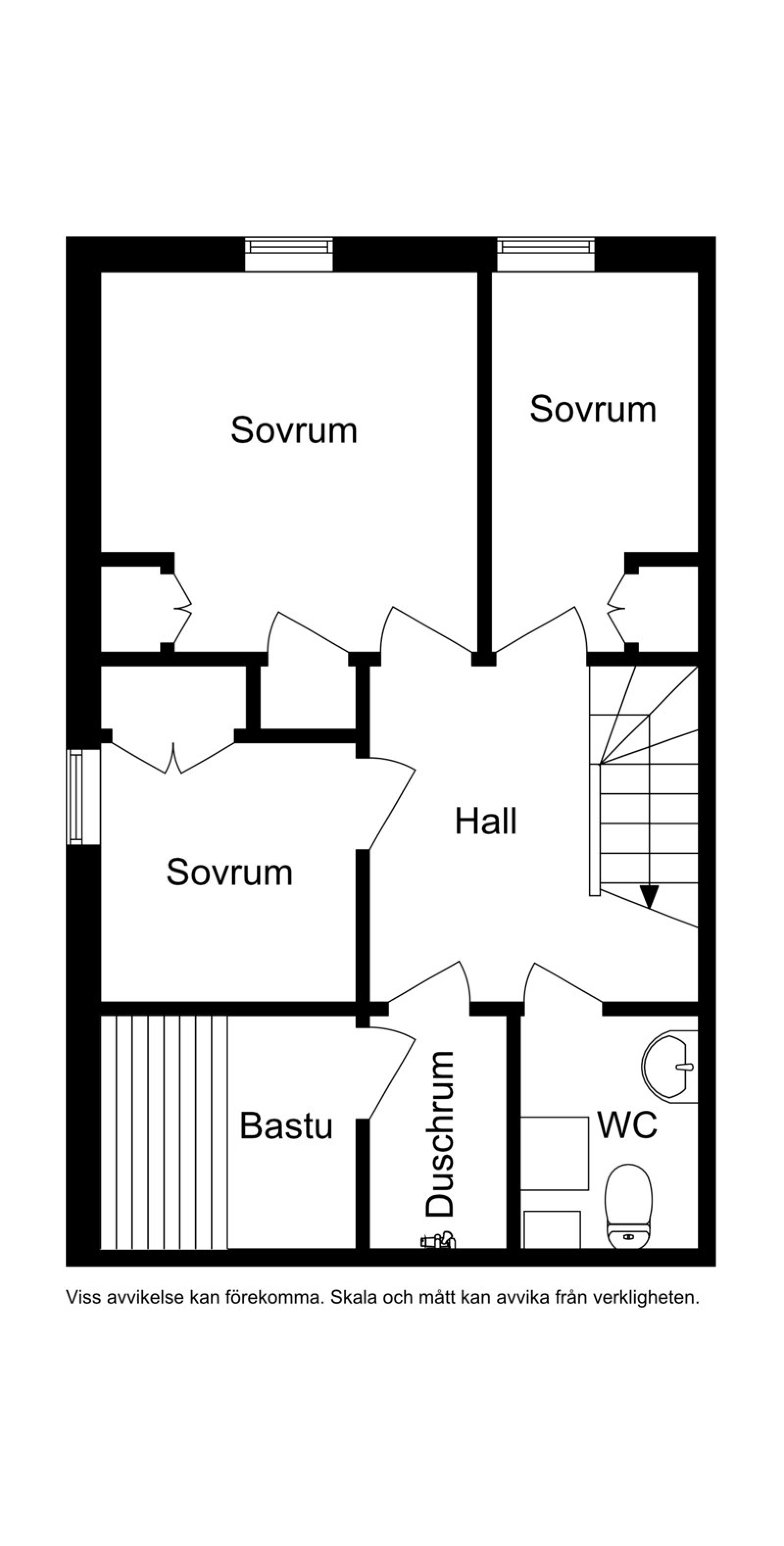 Planskiss, källarplan Renvägen 30B