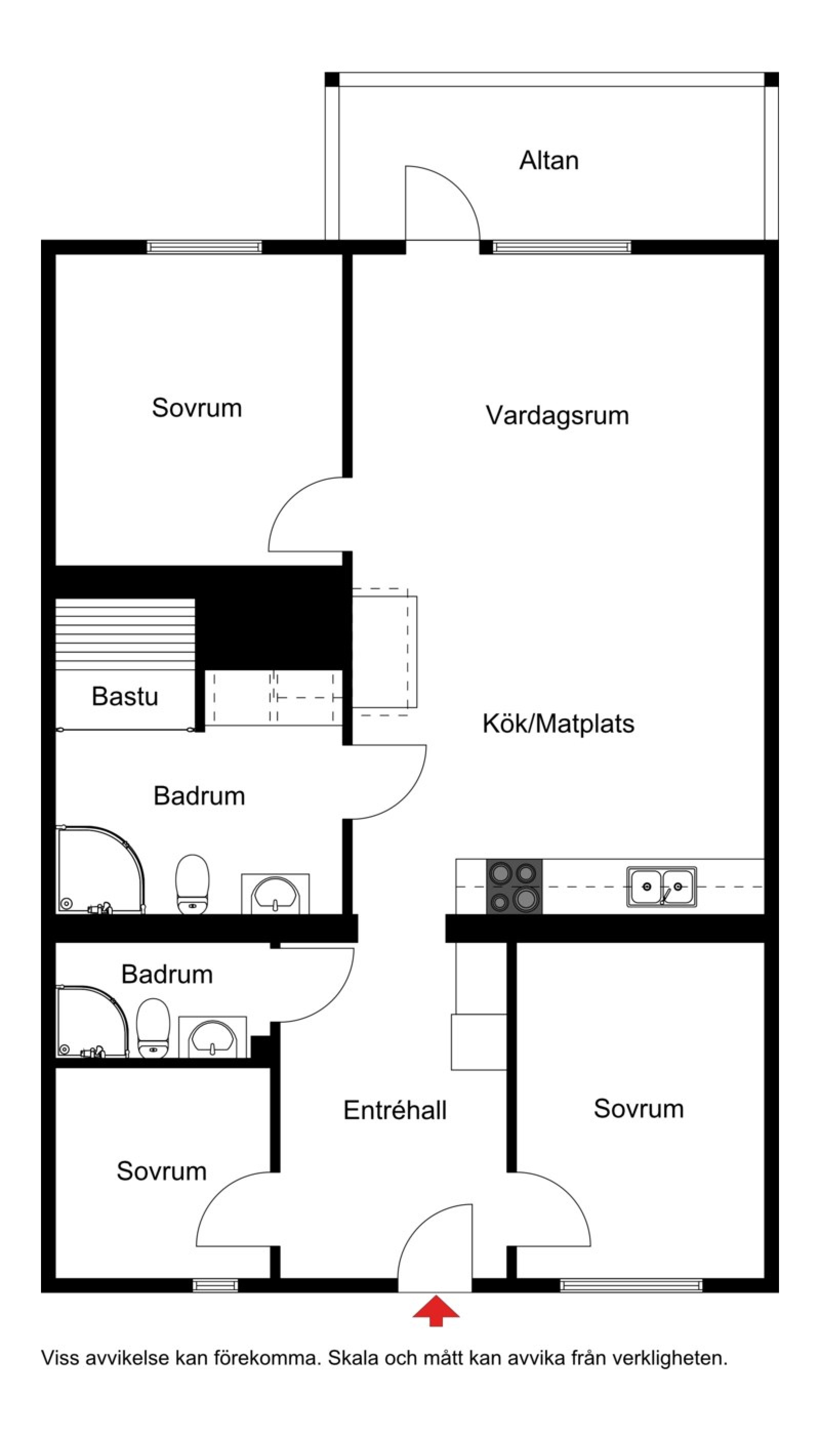 Planskiss Tranantorget 81