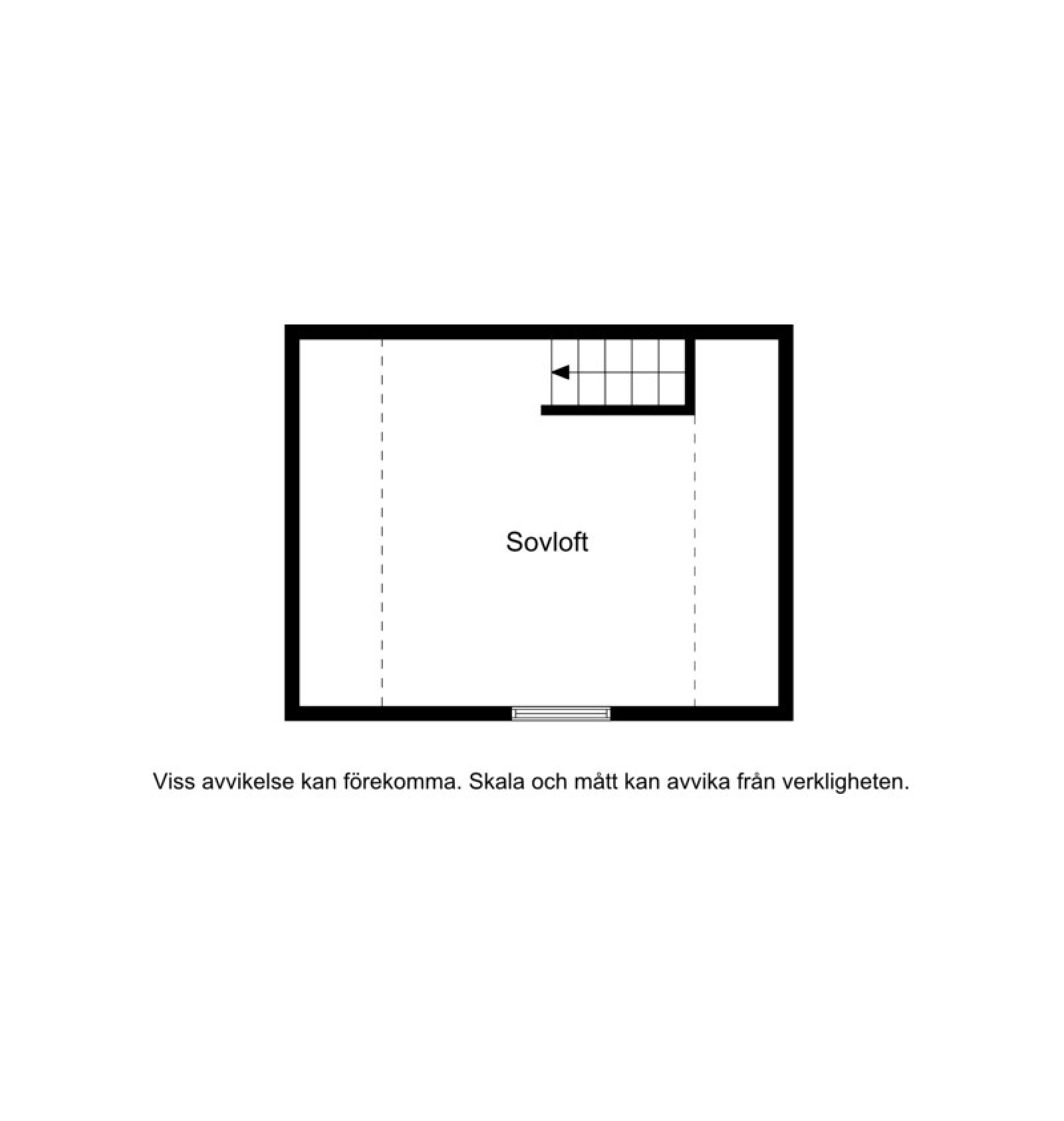 Planskiss, loftplan Kallsjösätervägen 470