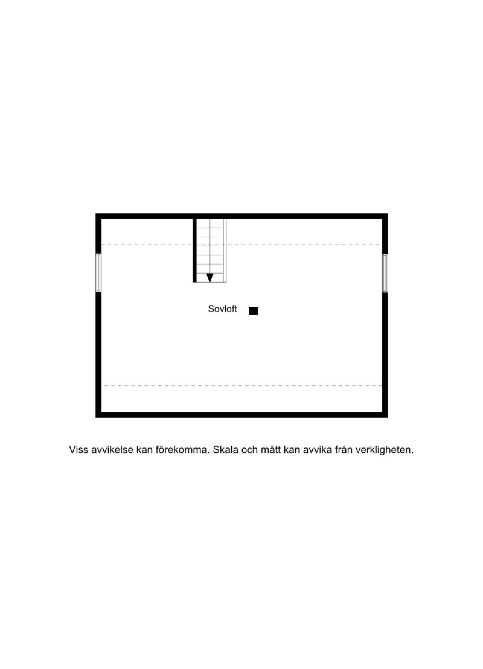 Planskiss, loftplan Granbyn 6