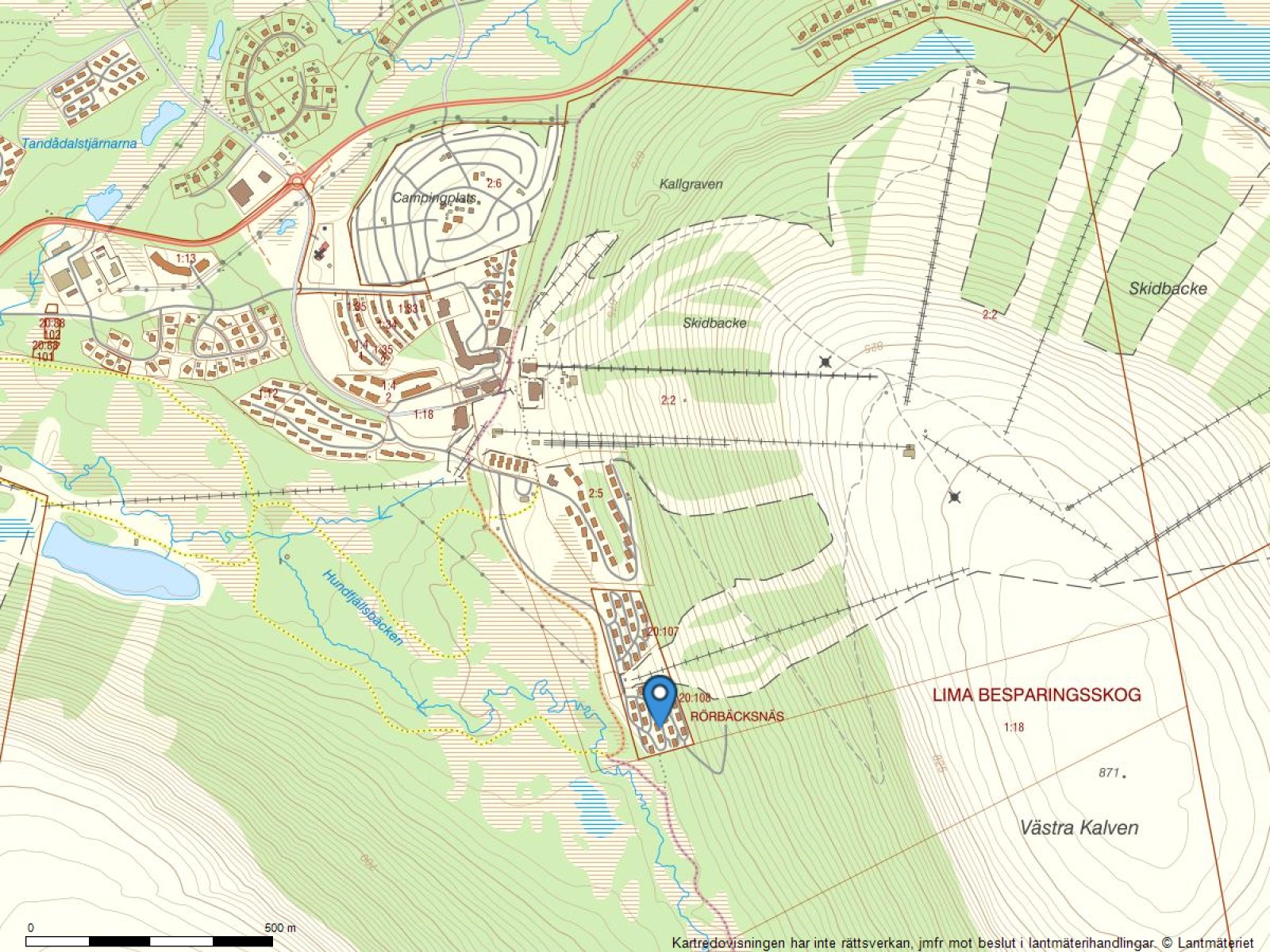 Fastighetskarta Röda Byn 25:4