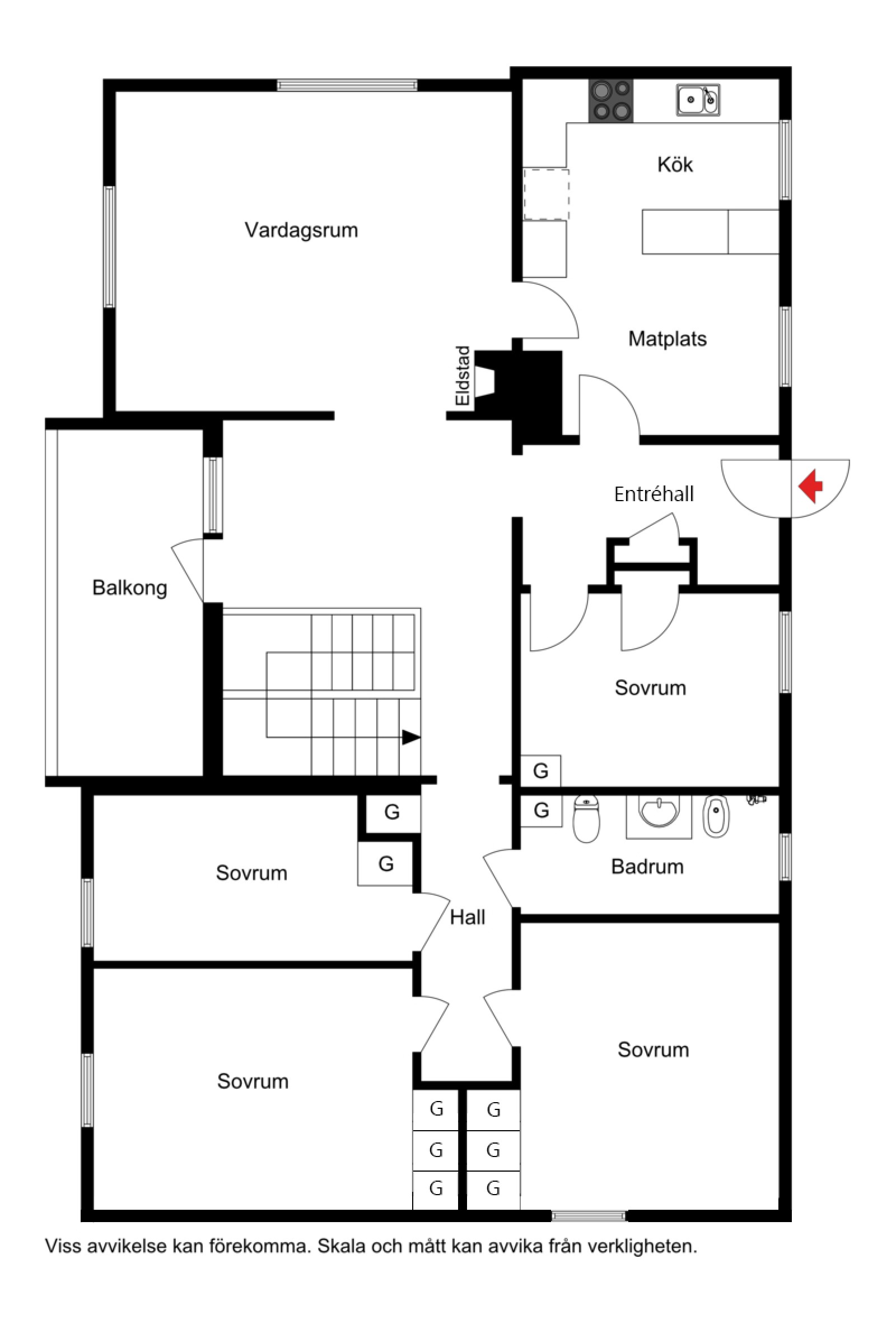 Planskiss, entréplan Transtrands kyrkby 139