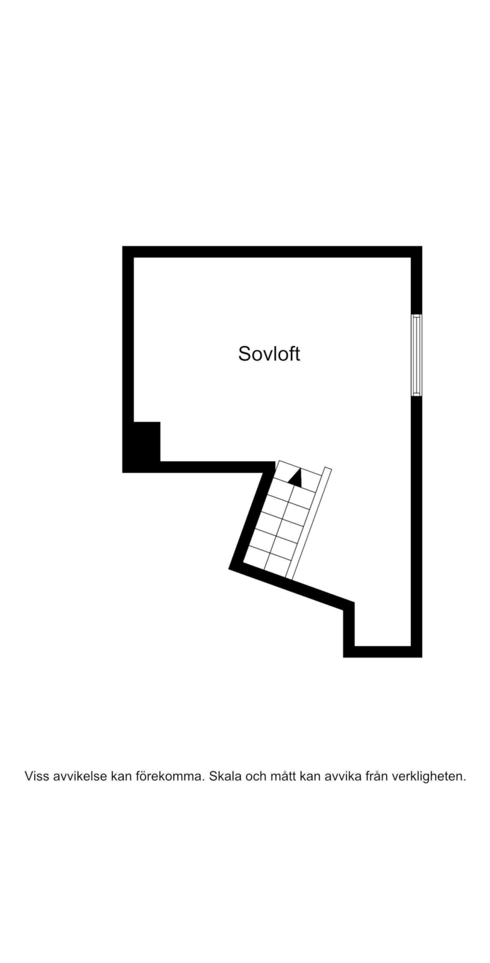 Planskiss loftplan Sjungarbacken 1150