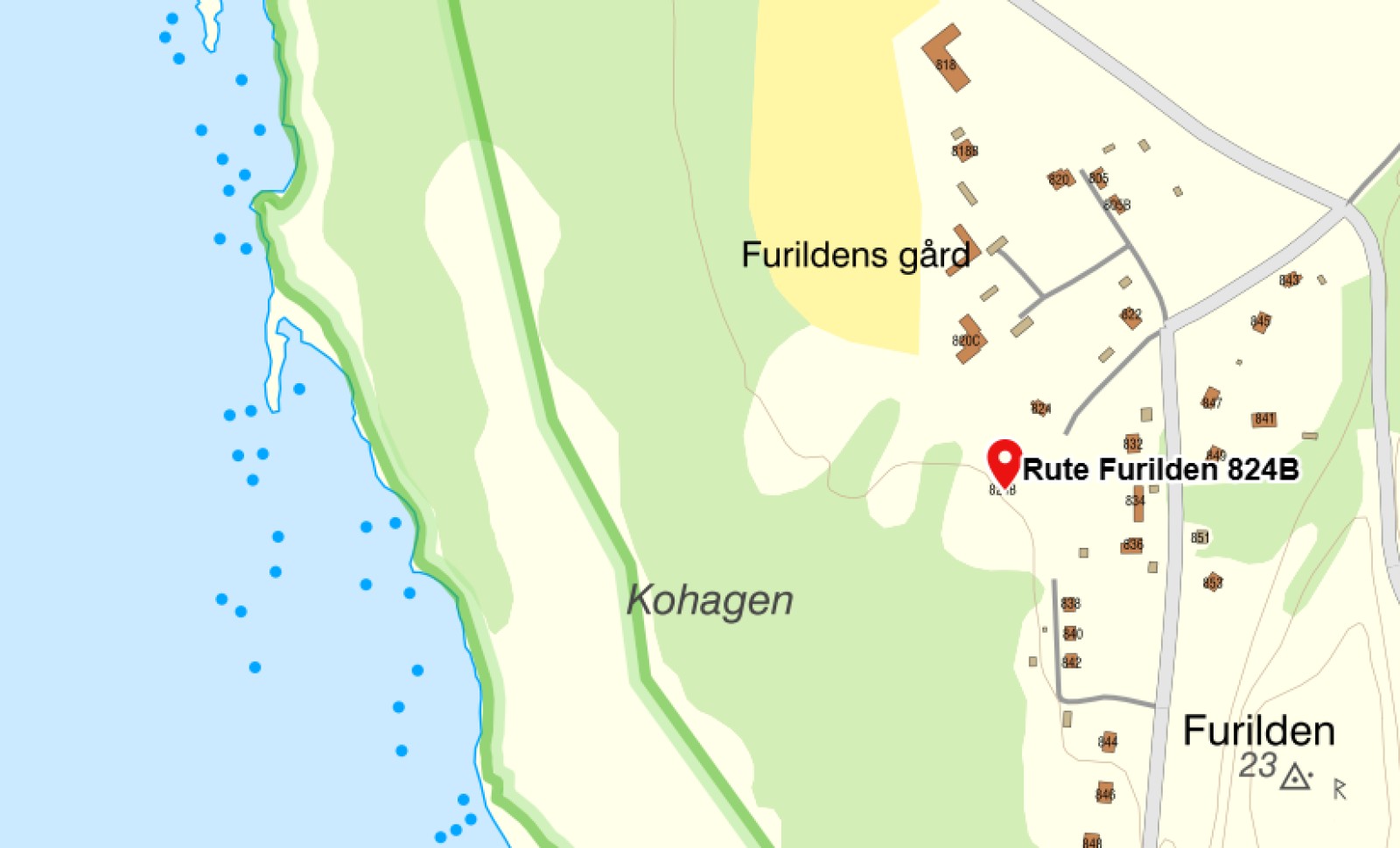  Rute Furilden 824B