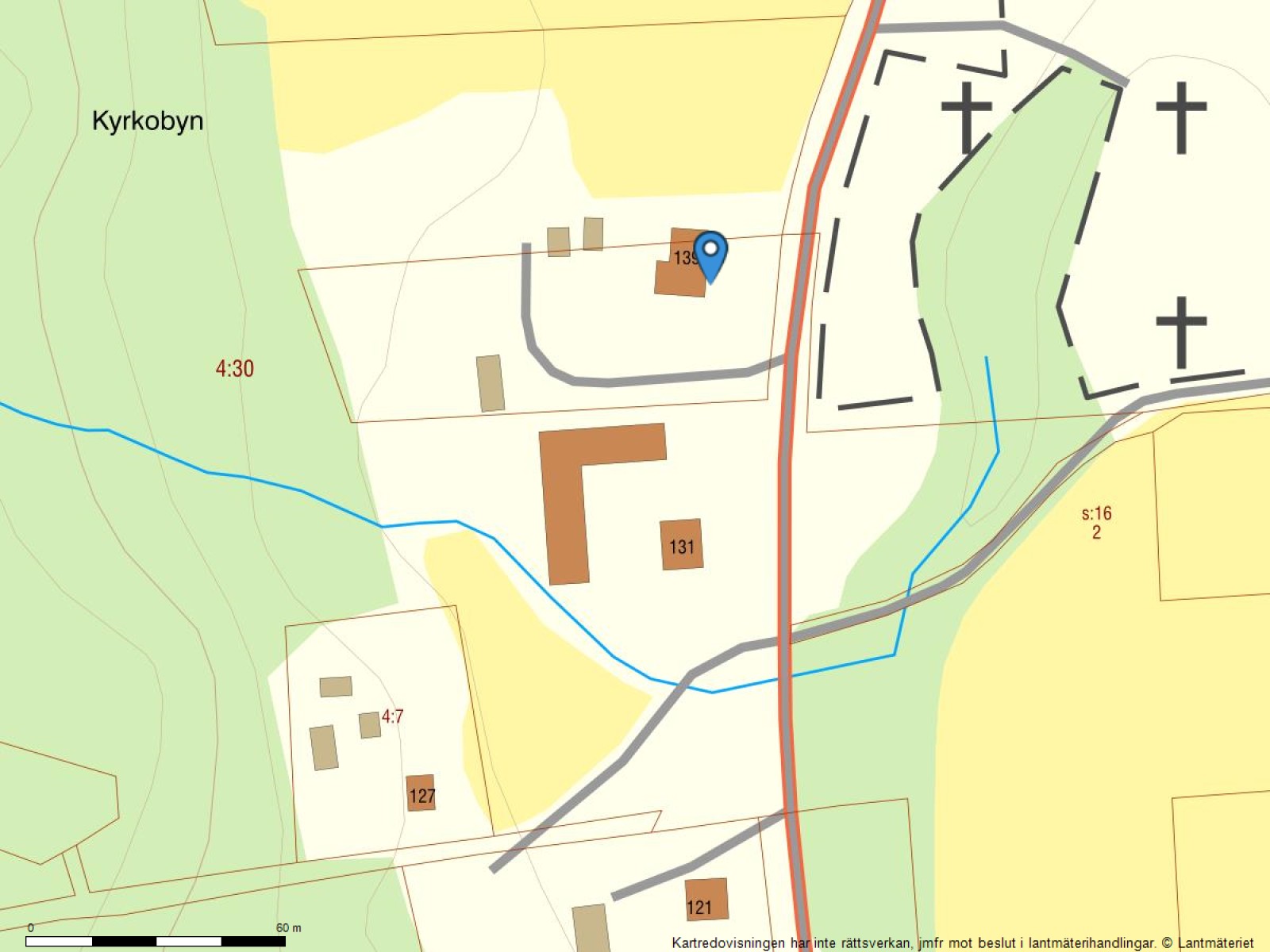 Fastighetskarta Transtrands kyrkby 139