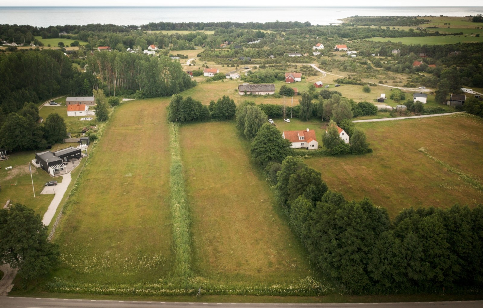 Skifte 2 söderut med Sudersand i bakgrunden Fårö Simunds