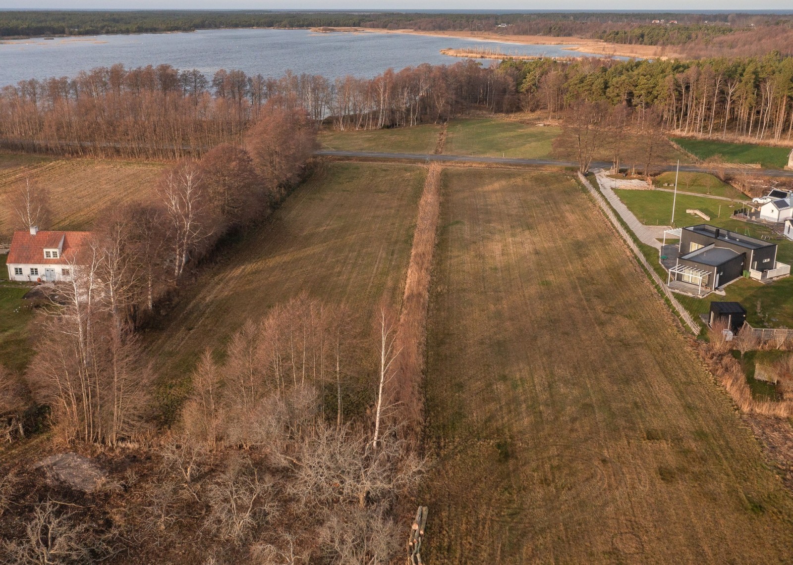 Skifte 2 norrut med angränsade bebyggelse Fårö Simunds