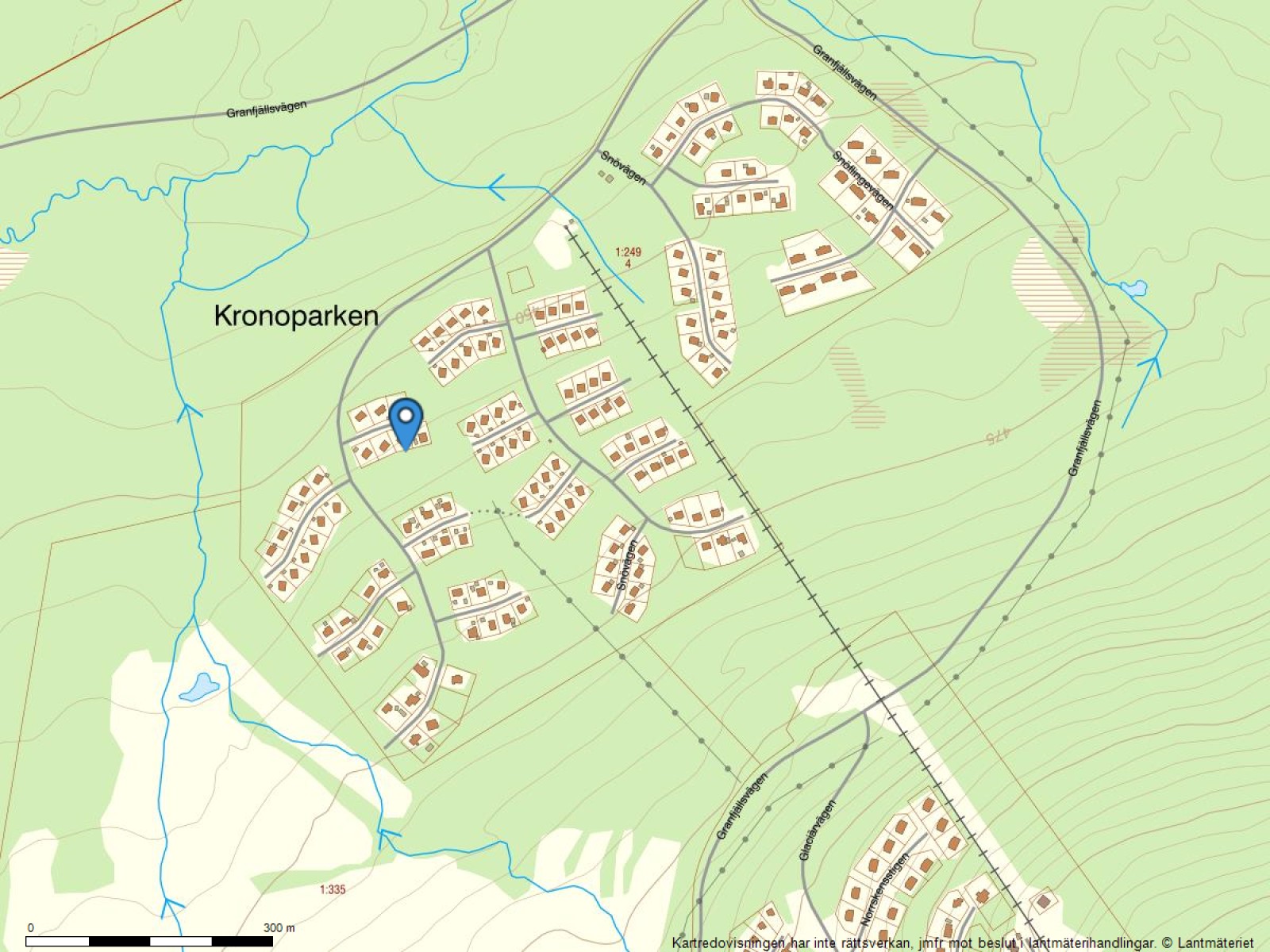 Fastighetskarta Snövägen 94