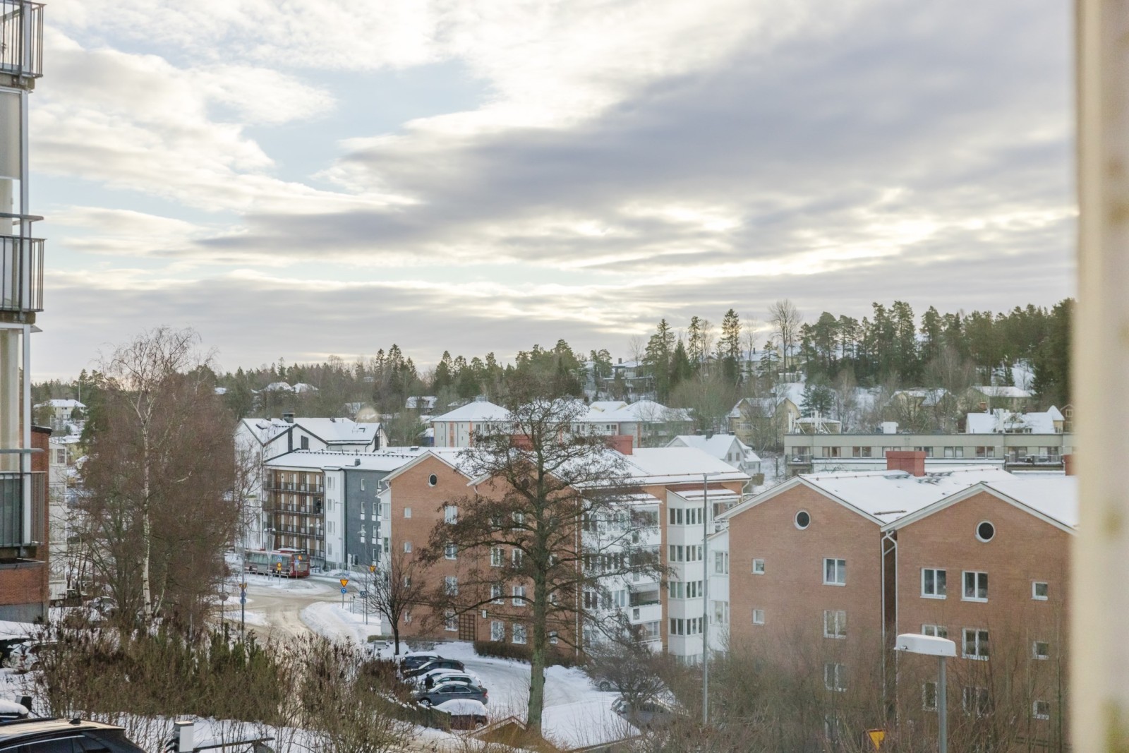 Utsikt från sovrum Rönningevägen 2A