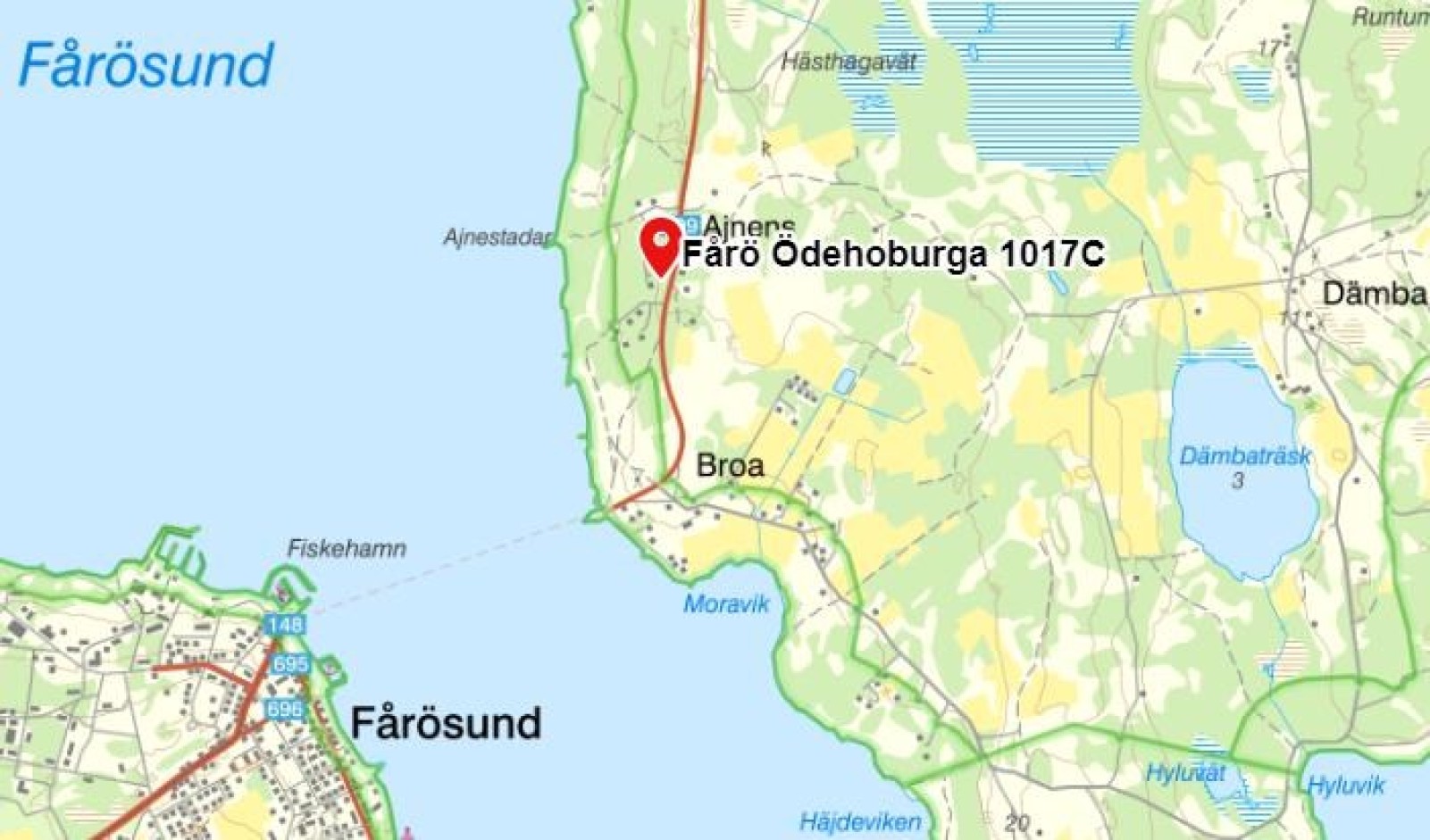  Fårö Ödehoburga 1017C