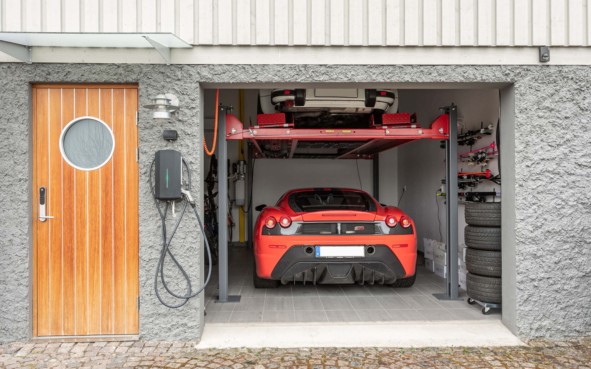 Garaget..