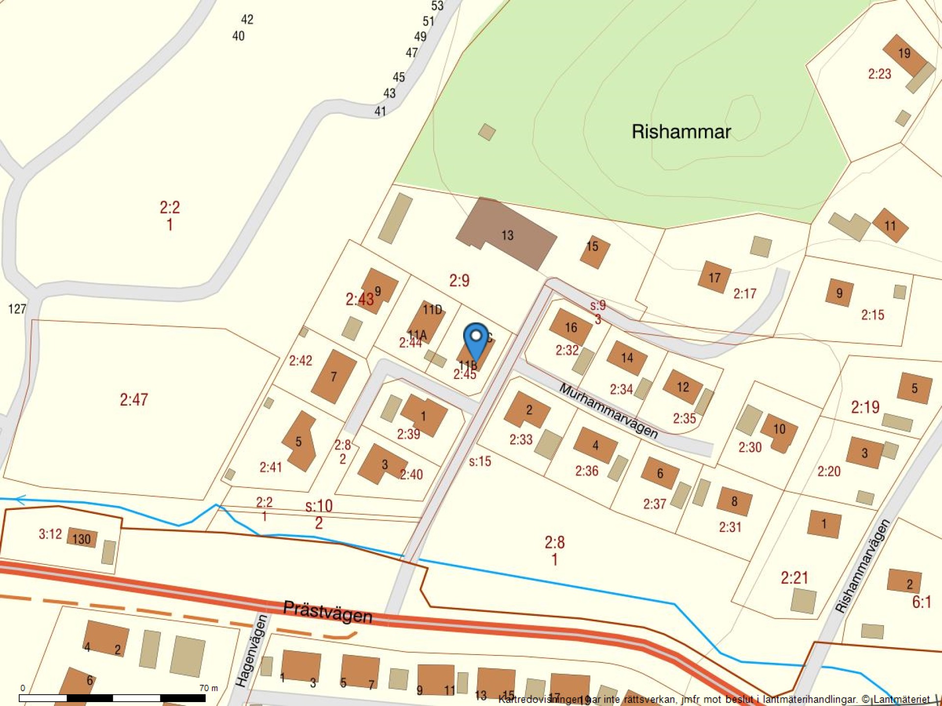 Fastighetskarta Murhammarvägen 11C-17