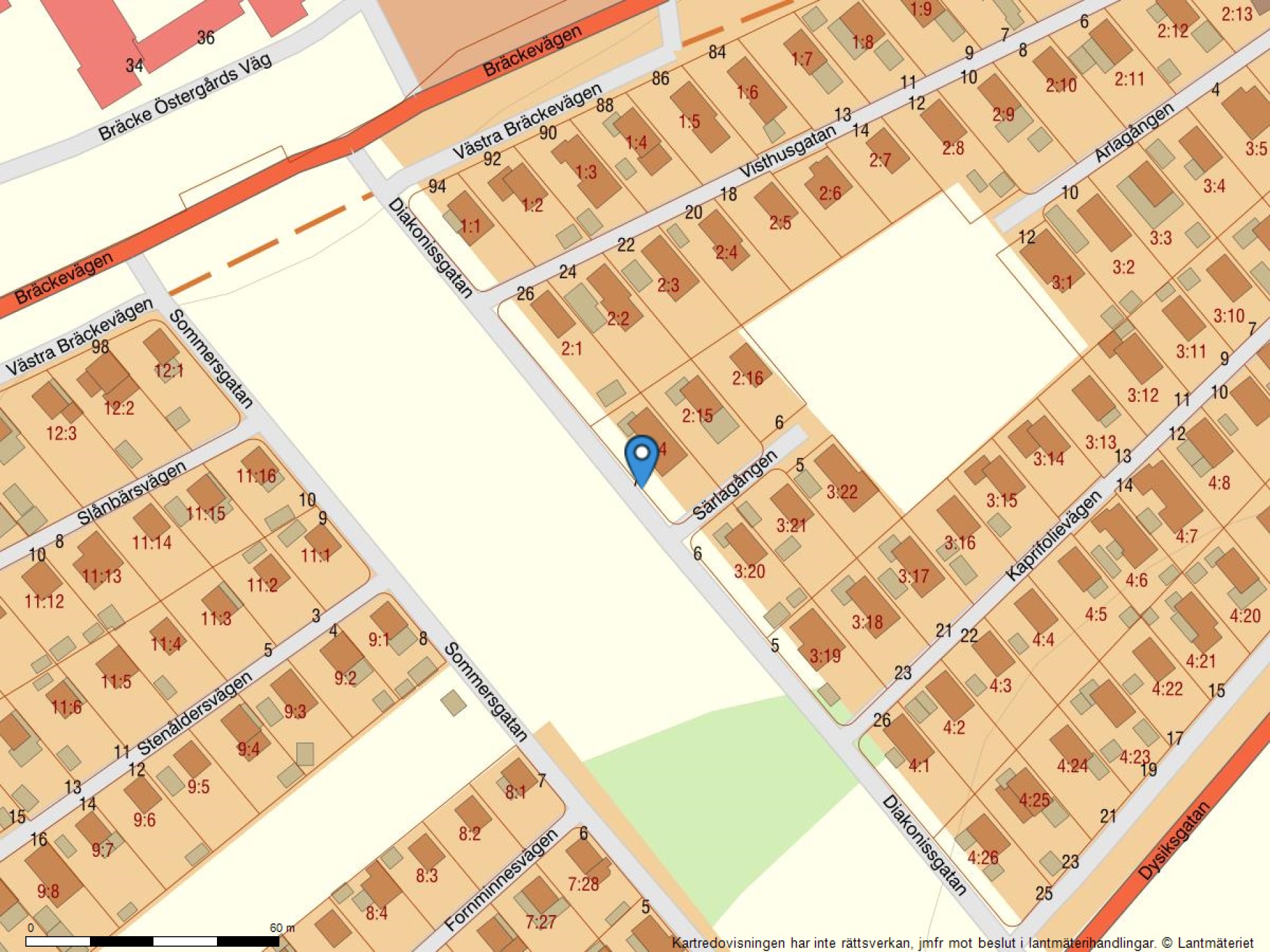 Fastighetskarta Diakonissgatan 7-31
