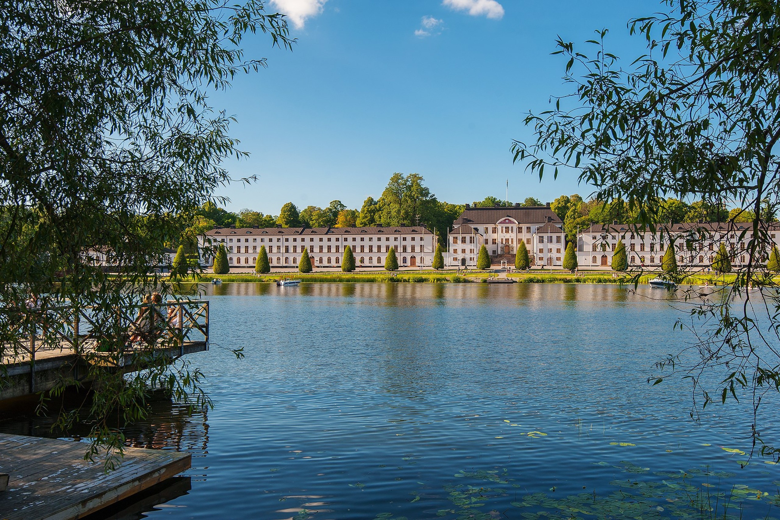 Sommar vid Karlbergskanalen Kungsholms strand 181