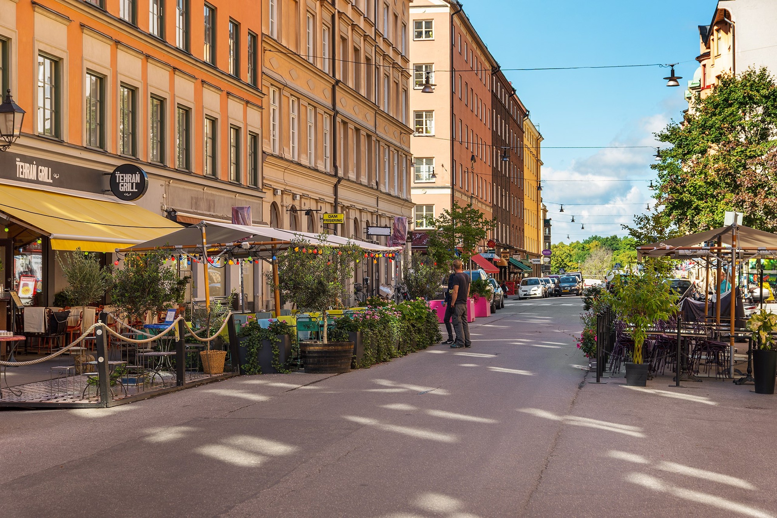 Rörstrandsgatan erbjuder många härliga uteserveringar Falugatan 17, 2 tr