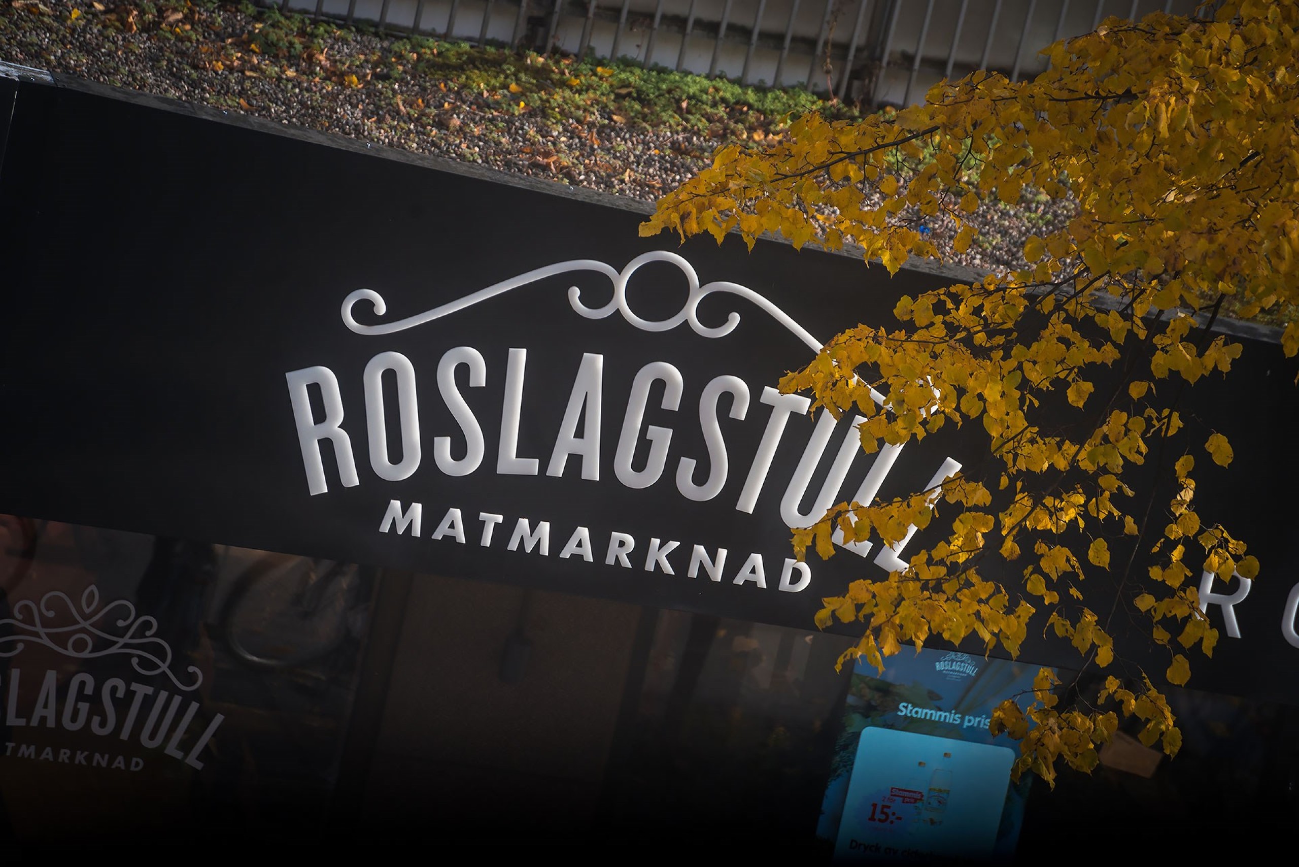 Granne med Roslagstull matmarknad Birger Jarlsgatan 79