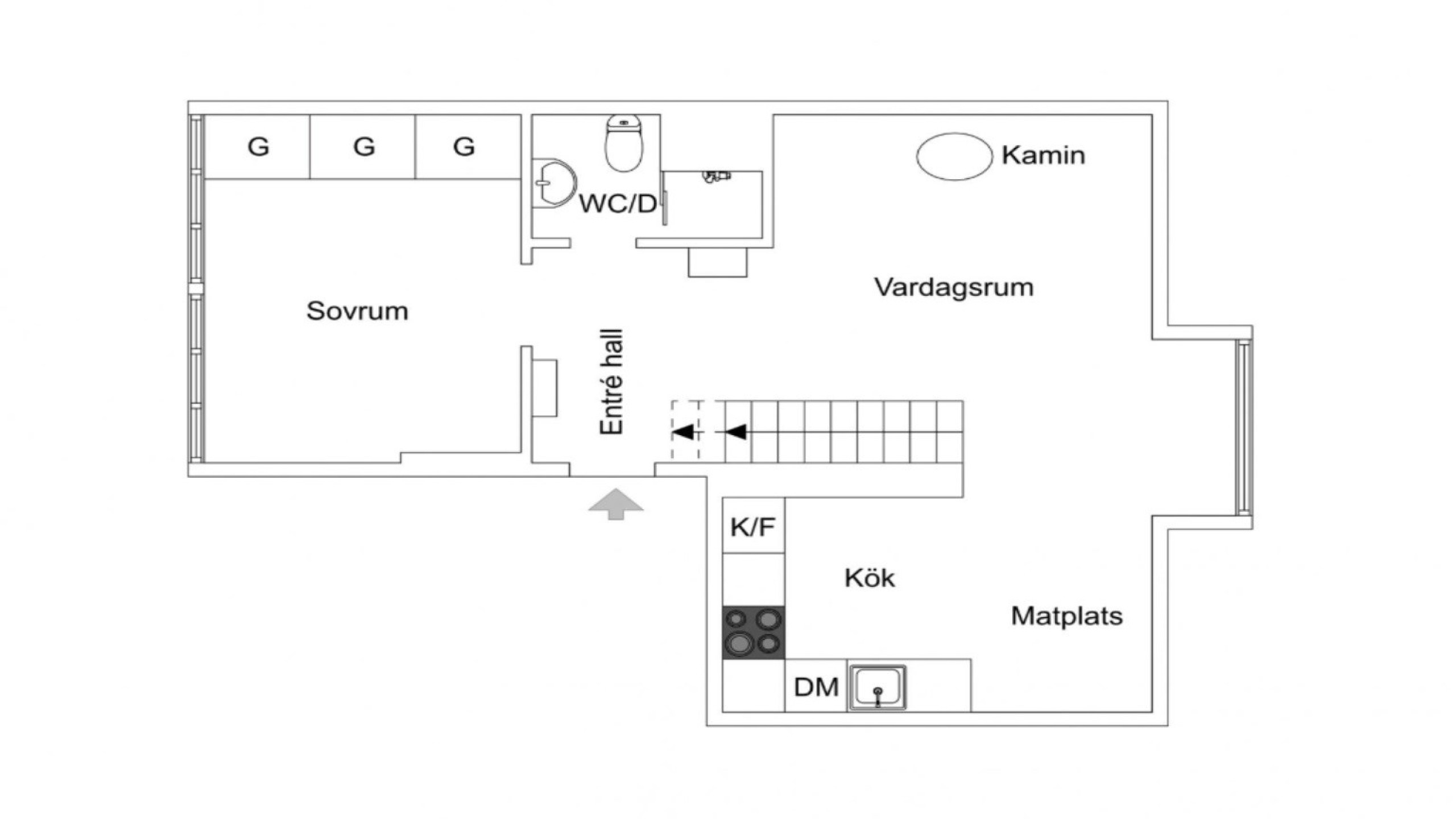 Plan 1 Alviksvägen 29